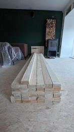 12x Houten balken vuren 50 x 100 x 3600 mm geschaafd (C24), Doe-het-zelf en Verbouw, Hout en Planken, Nieuw, 25 tot 50 mm, Balk