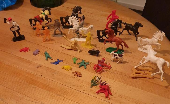 Vintage Speelgoed: Paardjes, Soldaten, Cowboys, Indianen, Kinderen en Baby's, Speelgoed | Overig, Gebruikt, Jongen of Meisje, Ophalen of Verzenden