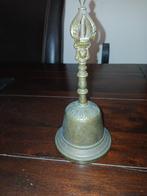 Bronzen tafelbel met kroon, Antiek en Kunst, Ophalen of Verzenden, Koper