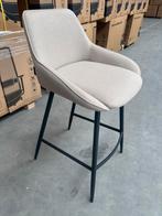 4x Nieuwe barkruk taupe stoffering zithoogte 68 cm, 1 kruk, Ophalen, Nieuw