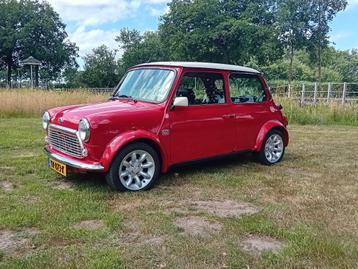 Mini cooper 1.3L bj 1999 leer. dikke wielen zeer mooi, Rood beschikbaar voor biedingen