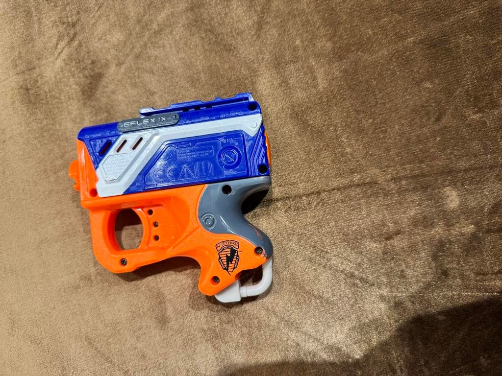 Nerf Reflex IX-1 Blaster - Oranje/Blauw, Ophalen, Zo goed als nieuw, Jongen of Meisje