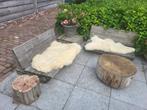Twee grote mooie witte schapenvachten met opbergtas., Ophalen of Verzenden, Nieuw