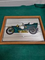 -	Spiegel 1904 mercedes 40 vintage, Huis en Inrichting, Ophalen of Verzenden