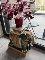 Vintage Porselein Olifant Plantentafel Jaren ‘70, Ophalen, Zo goed als nieuw