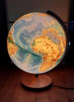 Vintage wereldbol met licht - Duplex Columbus Aardglobe, Ophalen of Verzenden, Verlicht, Zo goed als nieuw