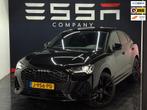 Audi Q3 Sportback 35 TFSI 3x S Line Orig NL! Pano LED Matrix, 4 cilinders, 1505 kg, Leder en Stof, Zwart