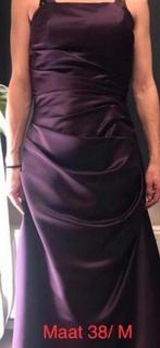 Paarse lange strapless jurk €45, Kleding | Dames, Gelegenheidskleding, Ophalen of Verzenden, Zo goed als nieuw, Paars, Galajurk