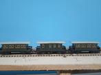 Set van 3 lokaal baan rijtuigen N spoor, Hobby en Vrije tijd, Modeltreinen | N-Spoor, Gebruikt, Gelijkstroom, Trix, Wagon