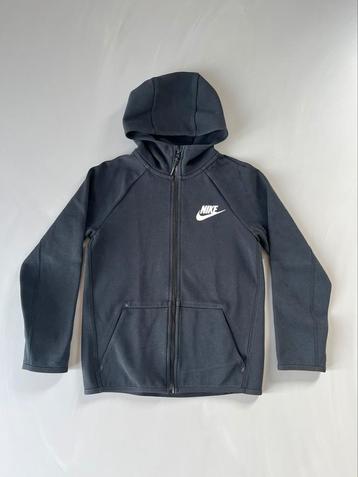 Nike hoody vest zwart M 137-147 cm
