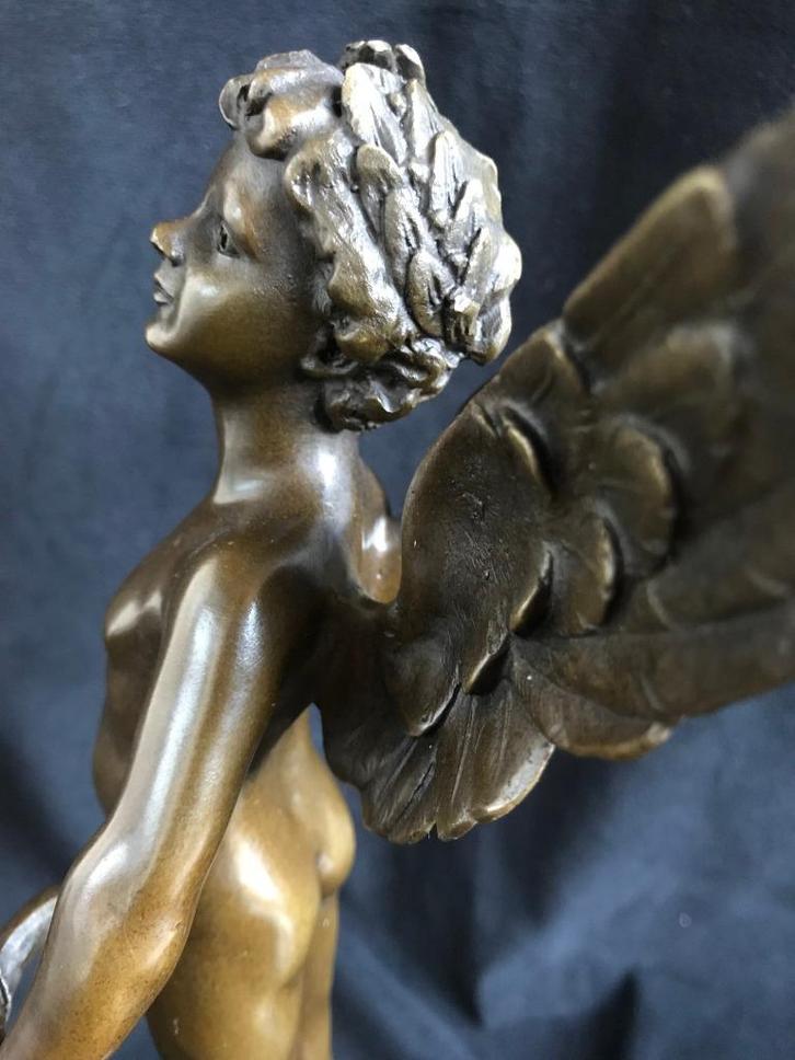 Engel/Putti brons/bronzen, Antiek en Kunst, Kunst | Beelden en Houtsnijwerken, Ophalen of Verzenden