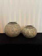 2 Windlichten mooie set van merk PTMD, Ophalen, Overige materialen, Overige kleuren, Zo goed als nieuw