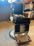 Belmont Legacy Kappersstoel - Vintage Look, Huis en Inrichting, Stoelen, Ophalen, Gebruikt, Zwart, Metaal