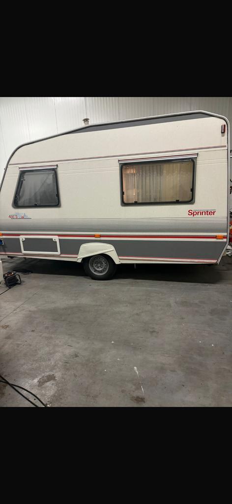 Beyerland sprinter 400, Caravans en Kamperen, Caravans, Particulier, tot en met 4, 500 - 750 kg, Treinzit, Beyerland, Luifel, Ophalen