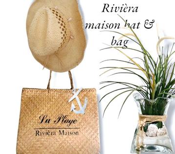 1Rivièra maison rustic rattan hoed
&
1 Rivièra maison tas beschikbaar voor biedingen