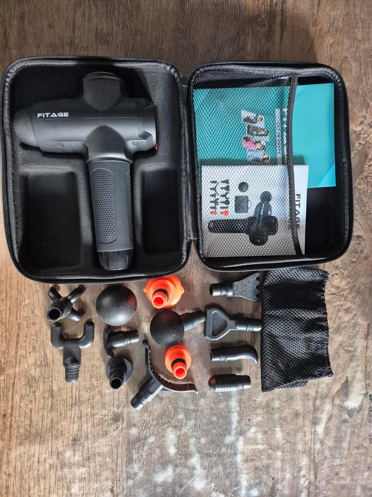 Fitage Massage Gun - Zo goed als nieuw!, Sport en Fitness, Massageproducten, Zo goed als nieuw, Apparaat, Ophalen of Verzenden