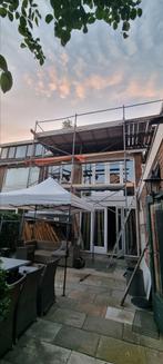 Stalen steiger, Ophalen, Gebruikt, Gevelsteiger, 5 meter of hoger