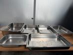 set RVS Gastronorm bakken – GN 1/1 & GN 1/2 – Horeca, Ophalen, Zo goed als nieuw