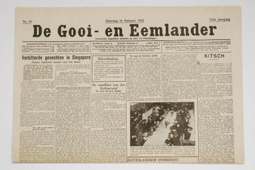 14 februari 1942 - De Gooi- en Eemlander | Heruitgave 1994 beschikbaar voor biedingen
