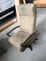 Relaxfauteuil handmatig bedienbaar, Huis en Inrichting, Fauteuils, Ophalen, Gebruikt, Stof, 50 tot 75 cm