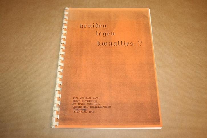 Kruiden tegen kwaaltjes? [geneeskruiden] - Verslag, Boeken, Gezondheid, Dieet en Voeding, Gelezen, Kruiden en Alternatief, Ophalen of Verzenden