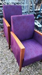 Retro Fauteuils / 2 stuks, Huis en Inrichting, Ophalen, Hout, Gebruikt, Ameide