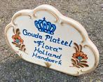 Reclame Flora plateel Gouda, Antiek en Kunst, Curiosa en Brocante, Ophalen of Verzenden