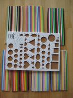 filigraan quilling board en veel filigraan papier, Ophalen, Nieuw, Materiaal