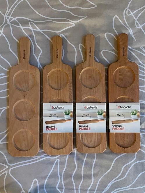 Brabantia serveerplank borrelplank voor glaasjes 2 stuks, Huis en Inrichting, Keuken | Keukenbenodigdheden, Nieuw, Verzenden