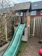Leuk Speelhuisje met Glijbaan, Ophalen, Gebruikt, Glijbaan