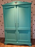 Turquoise kledingkast uit grootmoeders tijd., Huis en Inrichting, Kasten | Lockerkasten, Ophalen, Gebruikt
