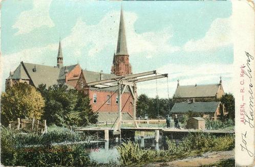 (388-411-033) Alphen Kerk, Verzamelen, Ansichtkaarten | Nederland, Zuid-Holland, Verzenden