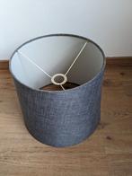 Grijze  lampenkap, Ophalen, 25 tot 50 cm, Rond, Zo goed als nieuw