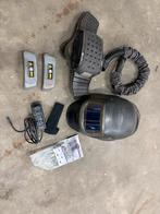 3M Adflo BT lashelm  set 2 heavy duty accu’s met accessoires, Lasfilter, Ophalen of Verzenden, Gebruikt