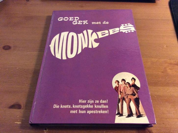 Goed gek met de Monkees . boek 1e druk 1967, Boeken, Stripboeken, Gelezen, Eén stripboek, Ophalen of Verzenden