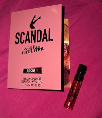 2x parfum testers  van Jean paul Gaultier scandal beschikbaar voor biedingen