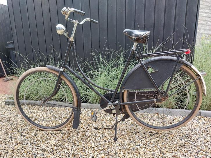 Oude Veeno Bedum Omafiets - ca. 1930, Fietsen en Brommers, Fietsen | Dames | Omafietsen, Gebruikt, 53 tot 56 cm, Ophalen