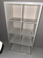 IKEA Kallax kast – 8 vakken - Wit, Zo goed als nieuw, Minder dan 100 cm, 25 tot 50 cm, 50 tot 100 cm