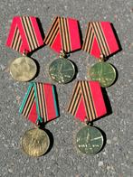 Sovjet WO2 veteranen medailles 1945-2010, Ophalen of Verzenden, Landmacht, Azië, Lintje, Medaille of Wings