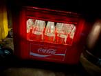 Retro Coca Cola kratje met verlichting, Ophalen of Verzenden, Zo goed als nieuw, Lichtbak of (neon) lamp