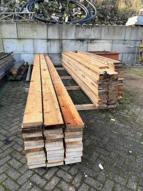 Gebruikte sloophout balken 55mmx150mmx4,7m € 4,0/m., Tuin en Terras, Palen, Balken en Planken, Gebruikt, Balken, 250 cm of meer