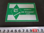 sticker Uden Drumband DE WIEBERT, Verzamelen, Ophalen, Zo goed als nieuw, Bedrijf of Vereniging