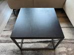 Leen Bakker salontafel Vancouver zwart, Huis en Inrichting, Ophalen, 50 tot 100 cm, Vierkant, 50 tot 100 cm