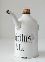Antiek Emaille Spirituskannetje 1/2 L Wit Keukenemaille, Antiek en Kunst, Verzenden