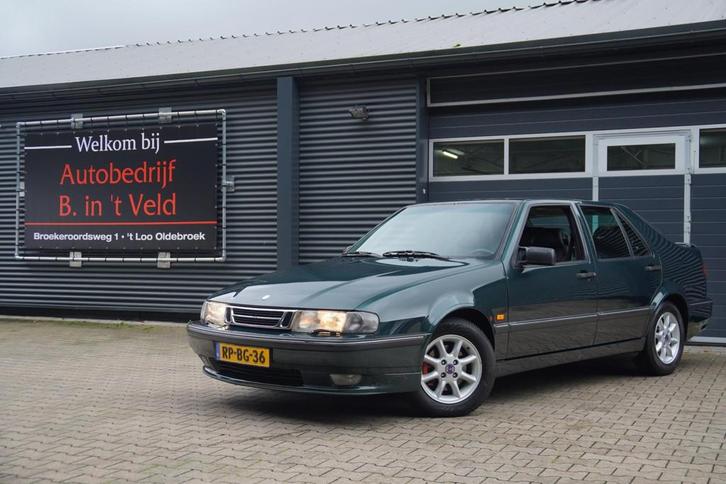 Saab 9000 2.0 LPT CSE Anniversary AUT LEDER CLIMA TREKHAAK S, Auto's, Saab, Bedrijf, Te koop, Saab 9000, ABS, Airbags, Airconditioning