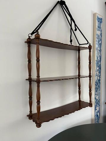 Antiek Biedemeier wandrek /etagere. beschikbaar voor biedingen