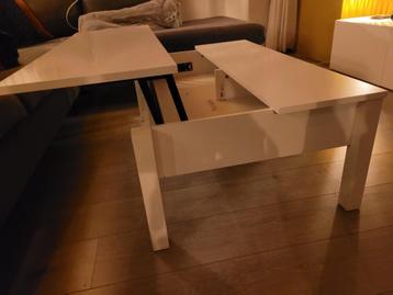 Witte salontafel