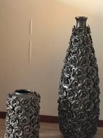 2 Vazen, Huis en Inrichting, Woonaccessoires | Vazen, Ophalen, Overige kleuren, Minder dan 50 cm, Glas