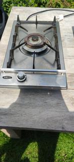 Boretti Domino gasplaat, wokbrander rvs, Ophalen, Gebruikt, 3 kookzones of minder, Inbouw