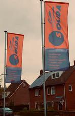 Aluminium vlaggen- baniermast 6mtr, Ophalen, Zo goed als nieuw
